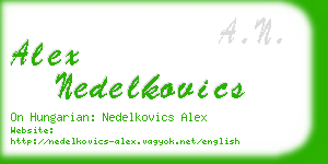 alex nedelkovics business card